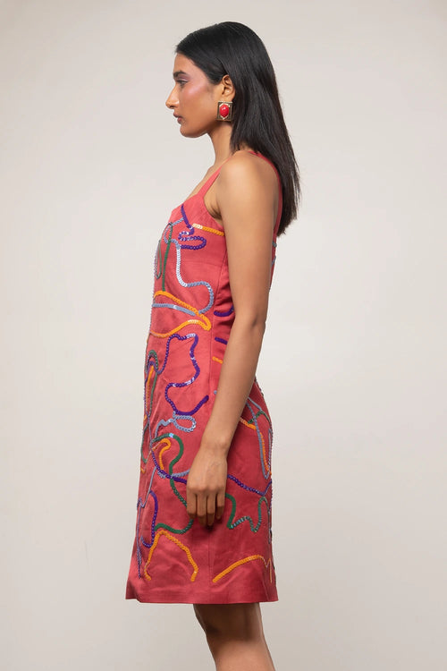 Sena Embroidered Dress