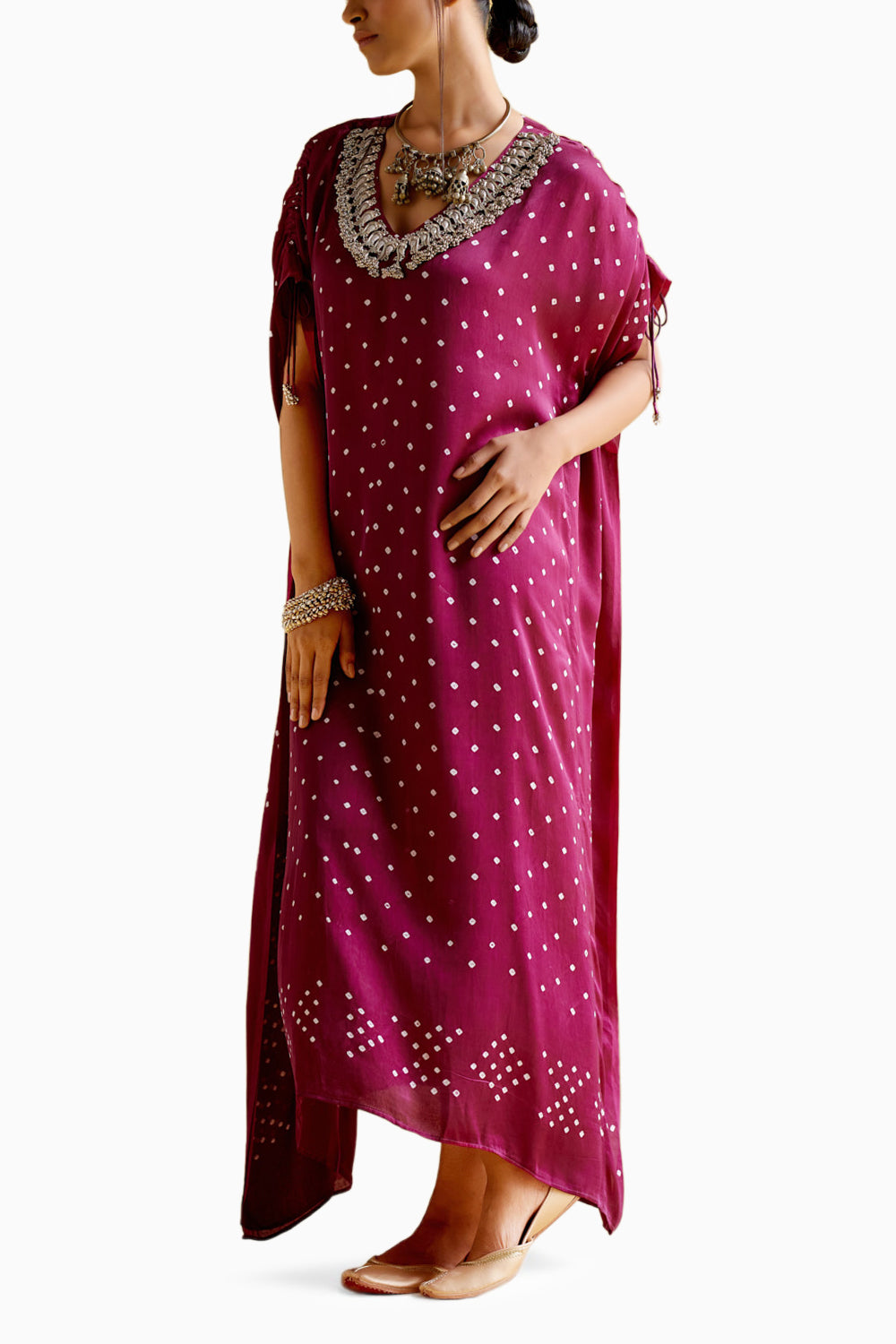 Dakshayani Purple Kaftan