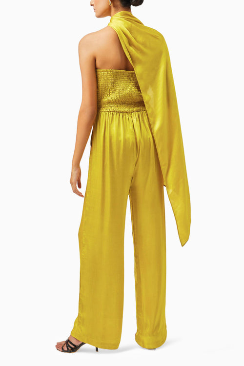 Lime Yellow Gilda Jumpsuit