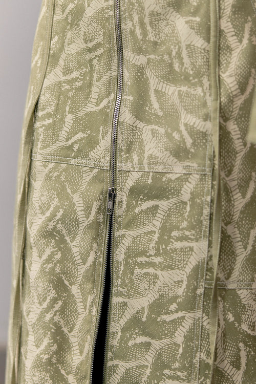 Screen Printed Panelled Skirt