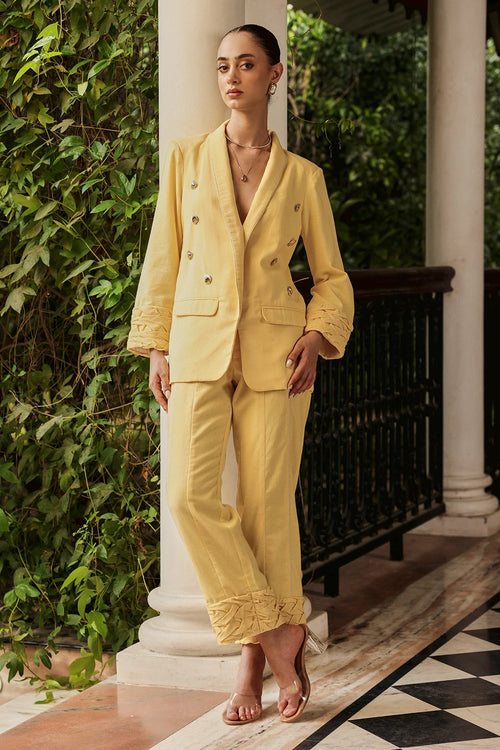 The Classic Butter Cup Blazer Set