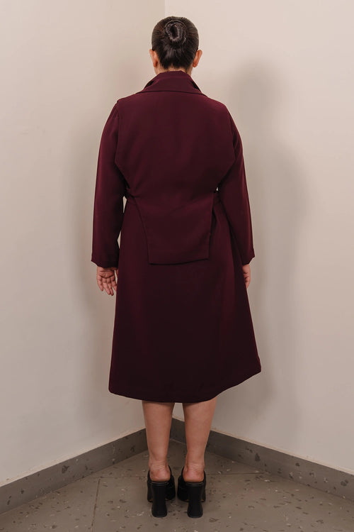 Maroon Edge Gillet