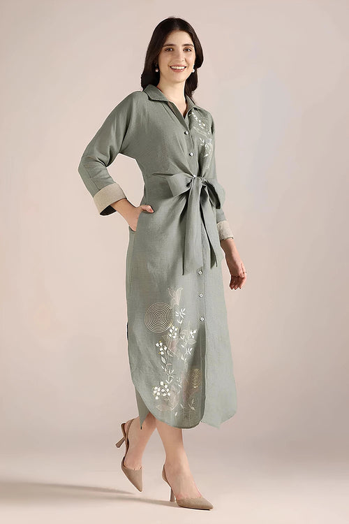 Honey Suckle Tie Dress