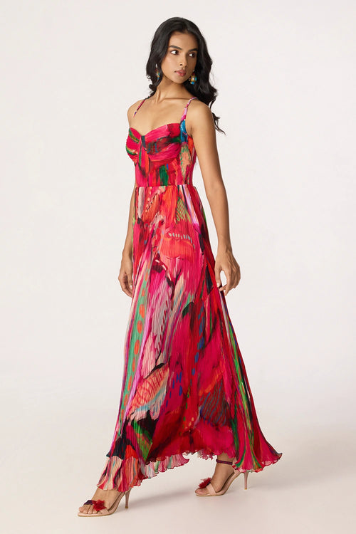 Pink And Multi Kiara Dress