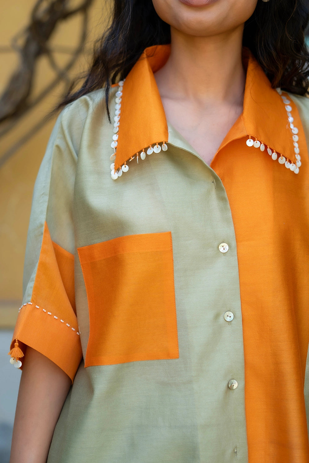 Mint Orange Tokyo Shirt