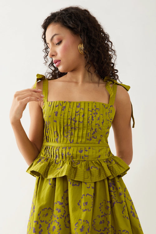 Maud Leaf Dress