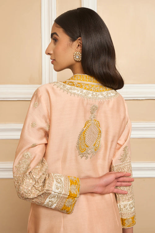 Myreen Rosepink Straight Kurta with Dhoti
