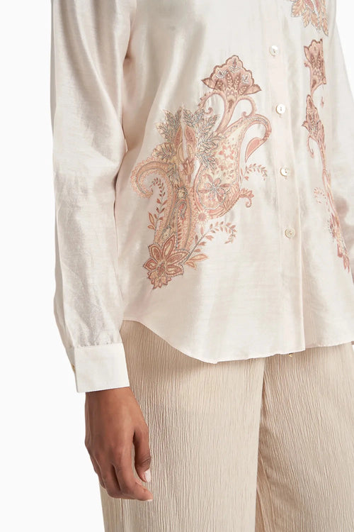 Rose Dune Paisley Shirt