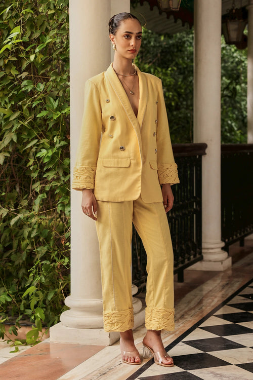 The Classic Butter Cup Blazer Set