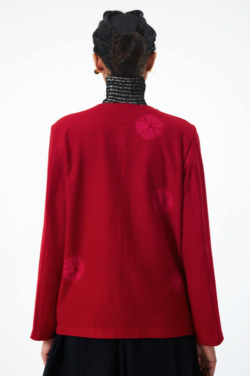 Red Rani Classer's Merino Wool Felt Jacket