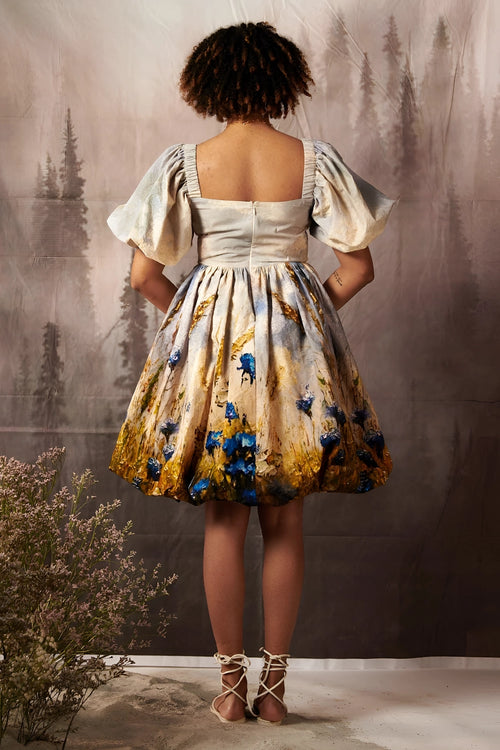 Hayland Midi Balloon Sleeve Dress