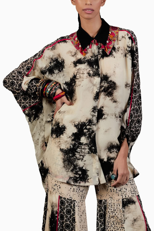 Mogra Printed Mandala Shirt