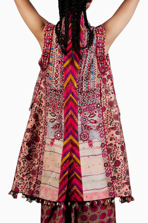 Multi Ruhi Sleeveless Jacket