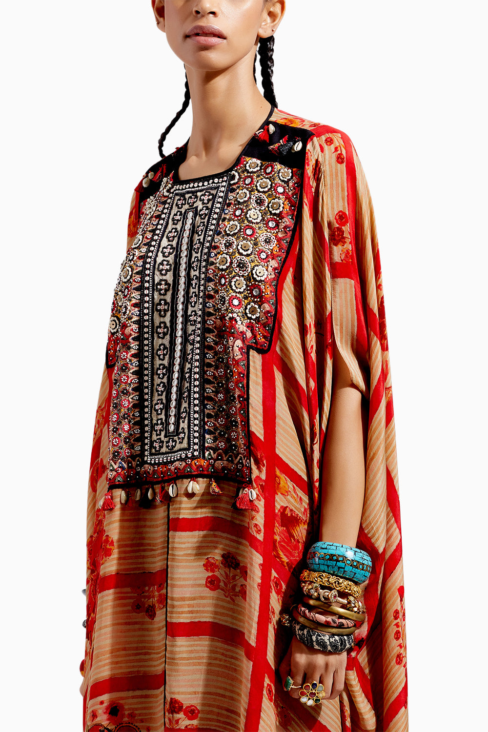 Multi Ritu Kaftan Tunic Set