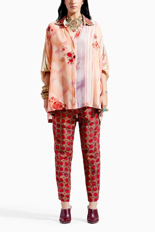 Peach Mandala Shirt