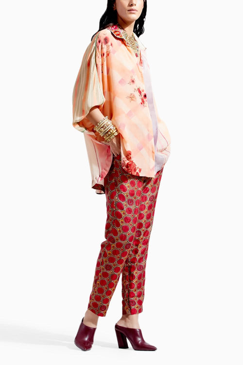 Peach Mandala Shirt