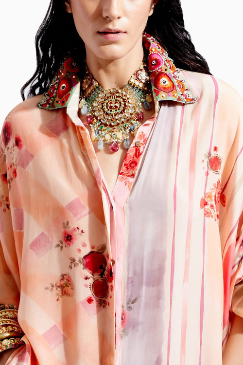 Peach Mandala Shirt