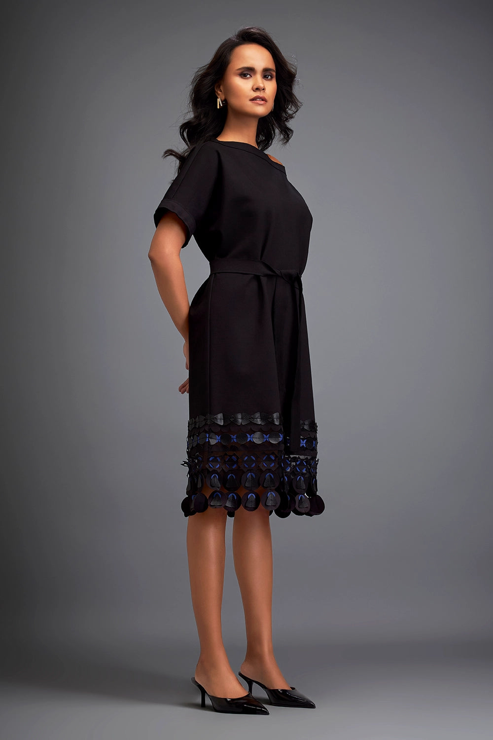 Black Structured Dress