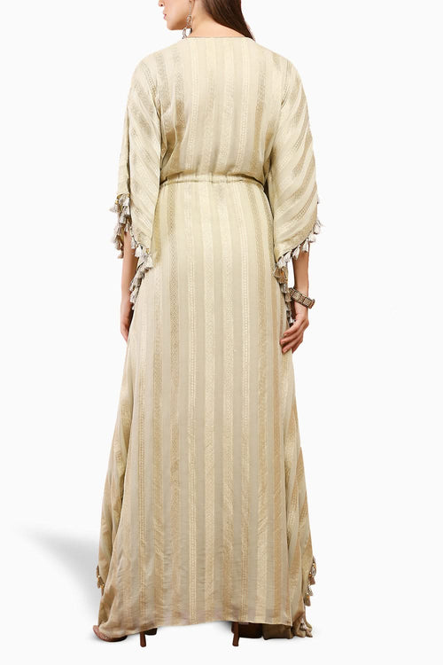 Mint Embroidered Kaftan