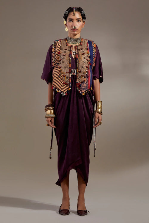 Jamuni Anka Zuri Gilet Set