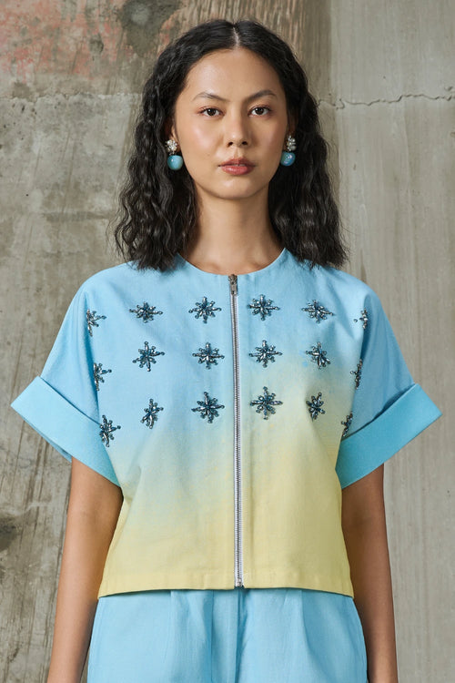 Soft Horizon Kimono Top