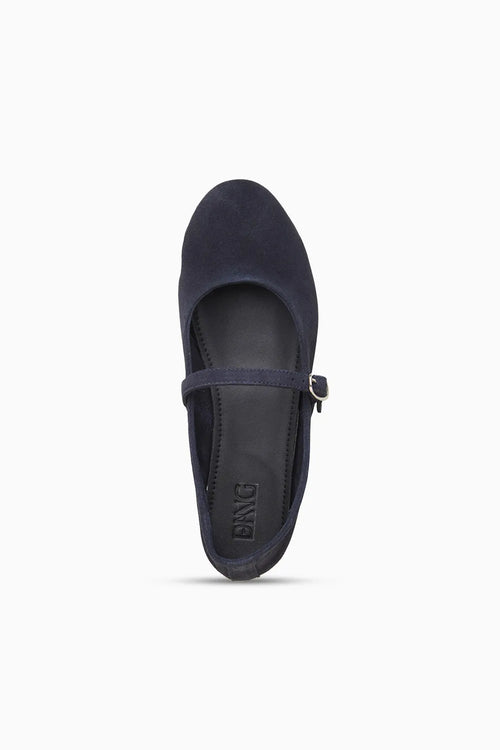 Around Navy Ballerina