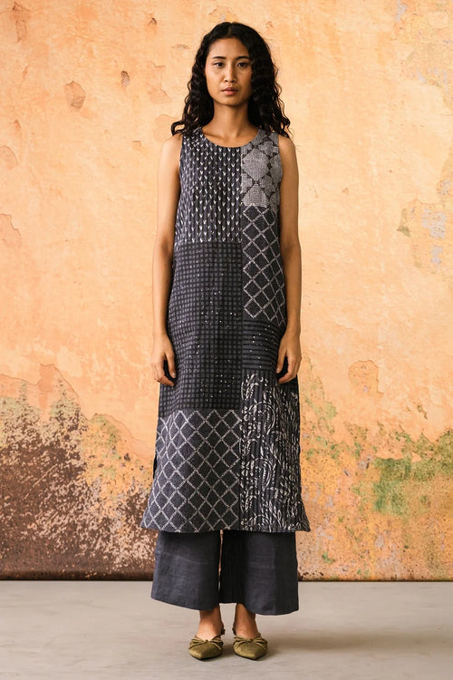 Stone Blue Amaya Tunic Pant Set