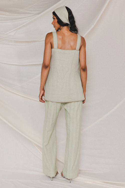 Maria Sage Green with Mint Green Maria Top