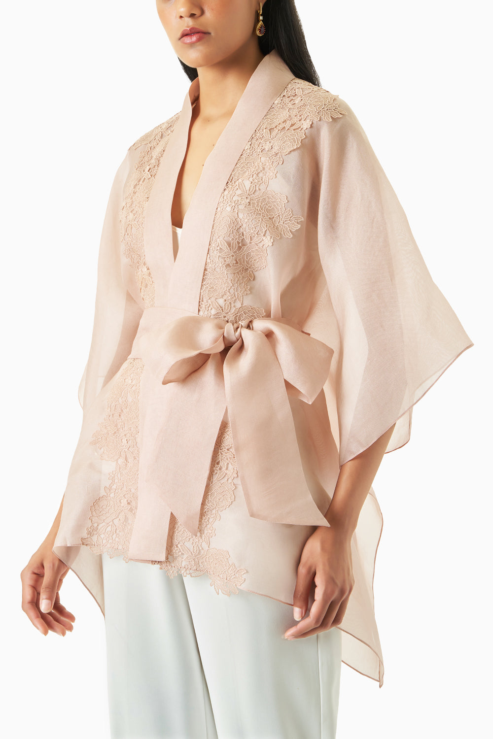 Pink Amara Cape Top