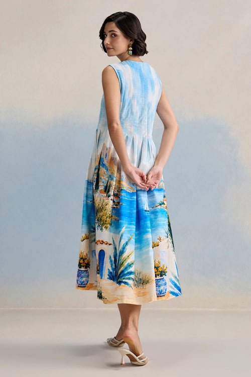 Mediterranean Midi Dress