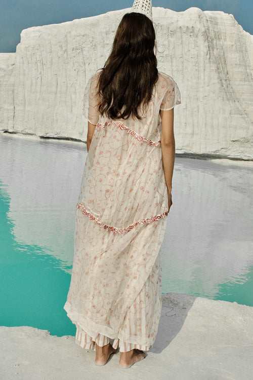 Ei Mon Organza Tier Dress