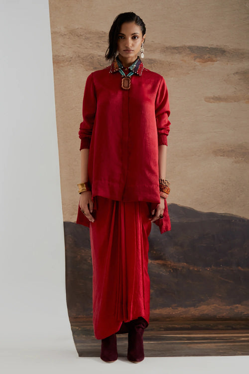 Sindoor Atri Straight Shirt Set