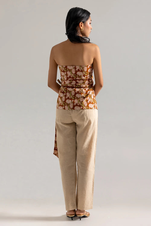 Kamal Backless Tie up Top