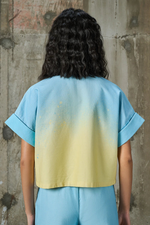 Soft Horizon Kimono Top