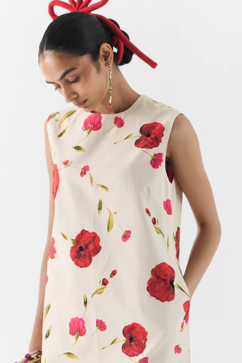 Sisley Rose Short Dress