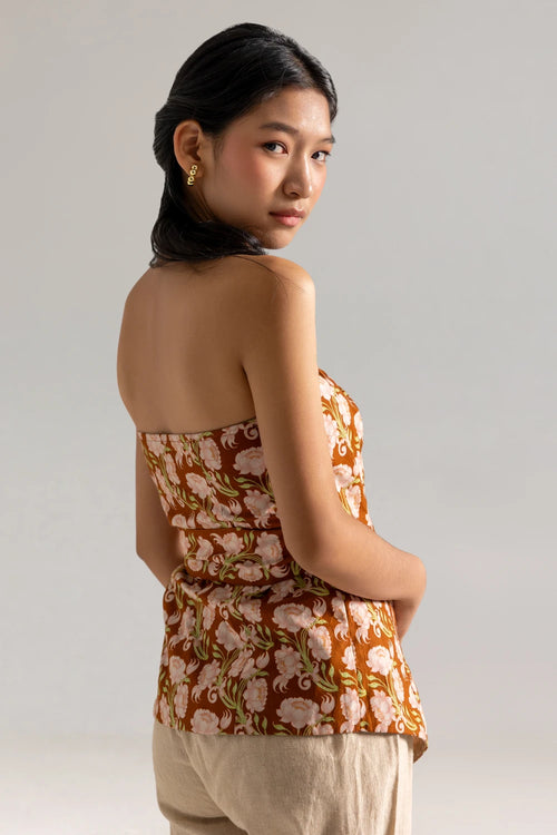 Kamal Backless Tie up Top