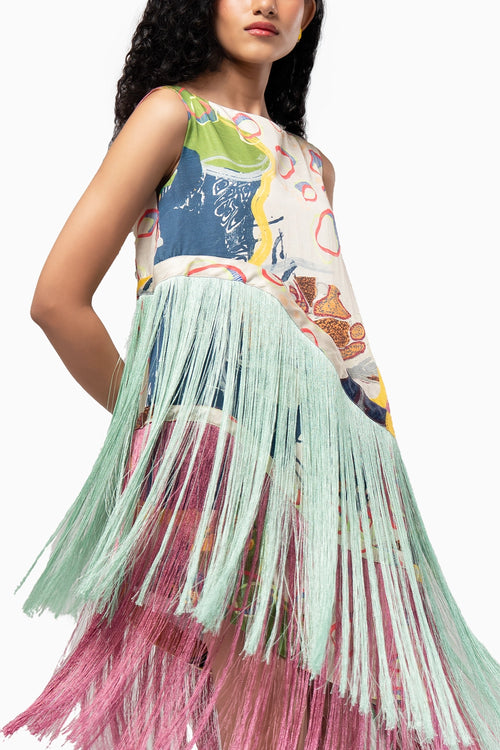 Milo Fringe Dress
