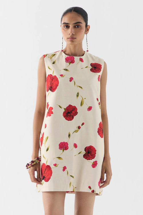 Sisley Rose Short Dress