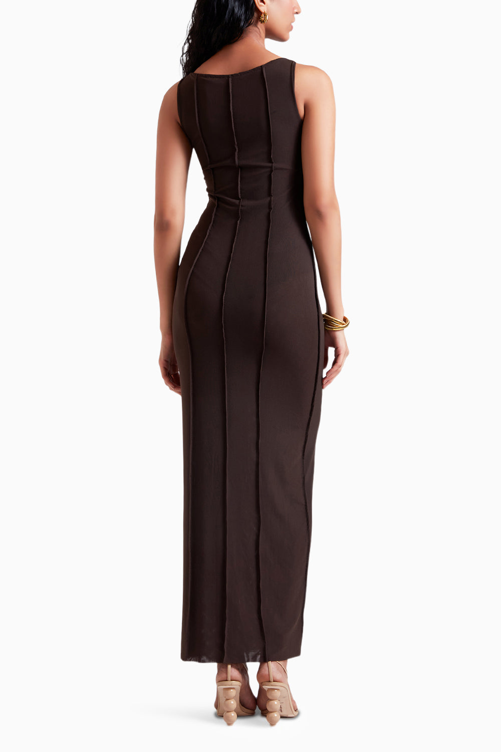 Kassie Black Coffee Dress