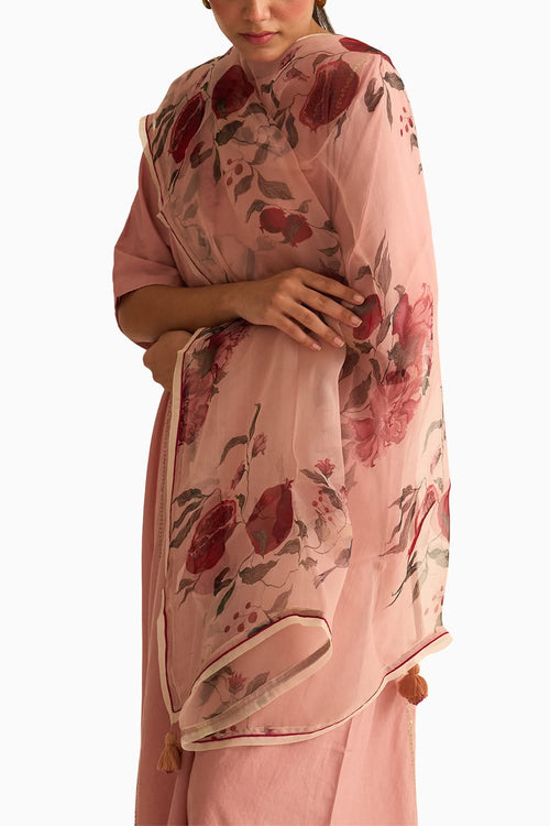 Bloome Old Rose Dupatta