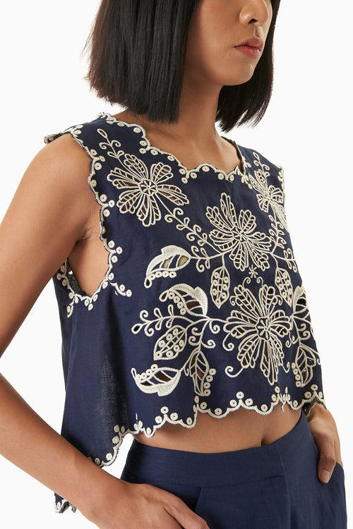 Blue Marlyn Short Shrug