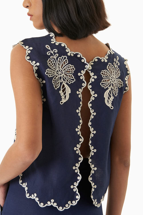 Blue Marlyn Short Shrug