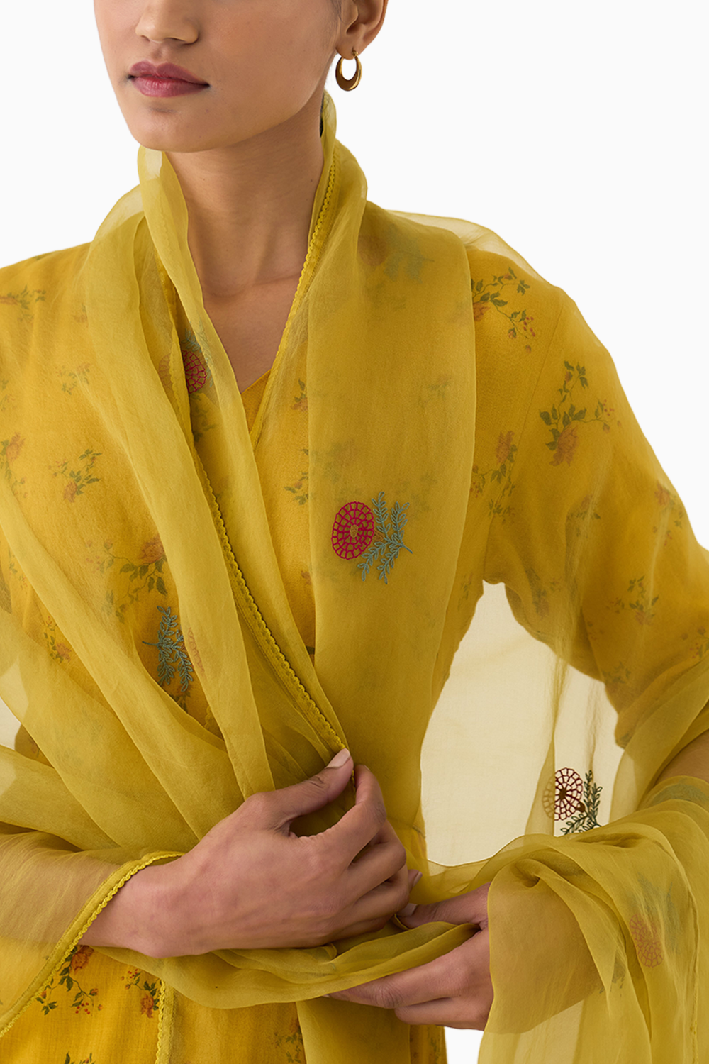 Chintz Yellow Sharara Set