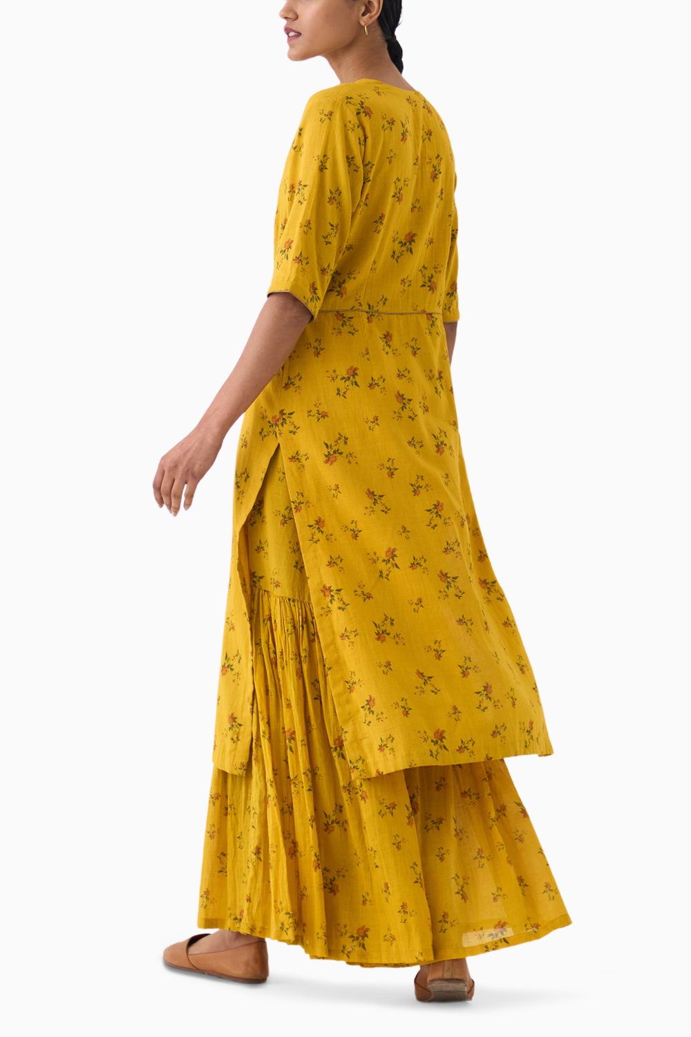 Chintz Yellow Sharara Set