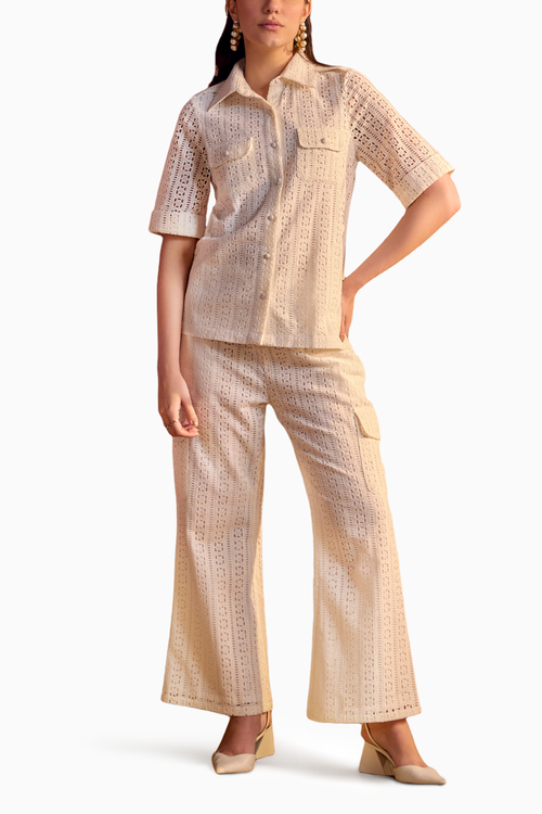 Classic Cutwork Broderie Anglaise Coord Set