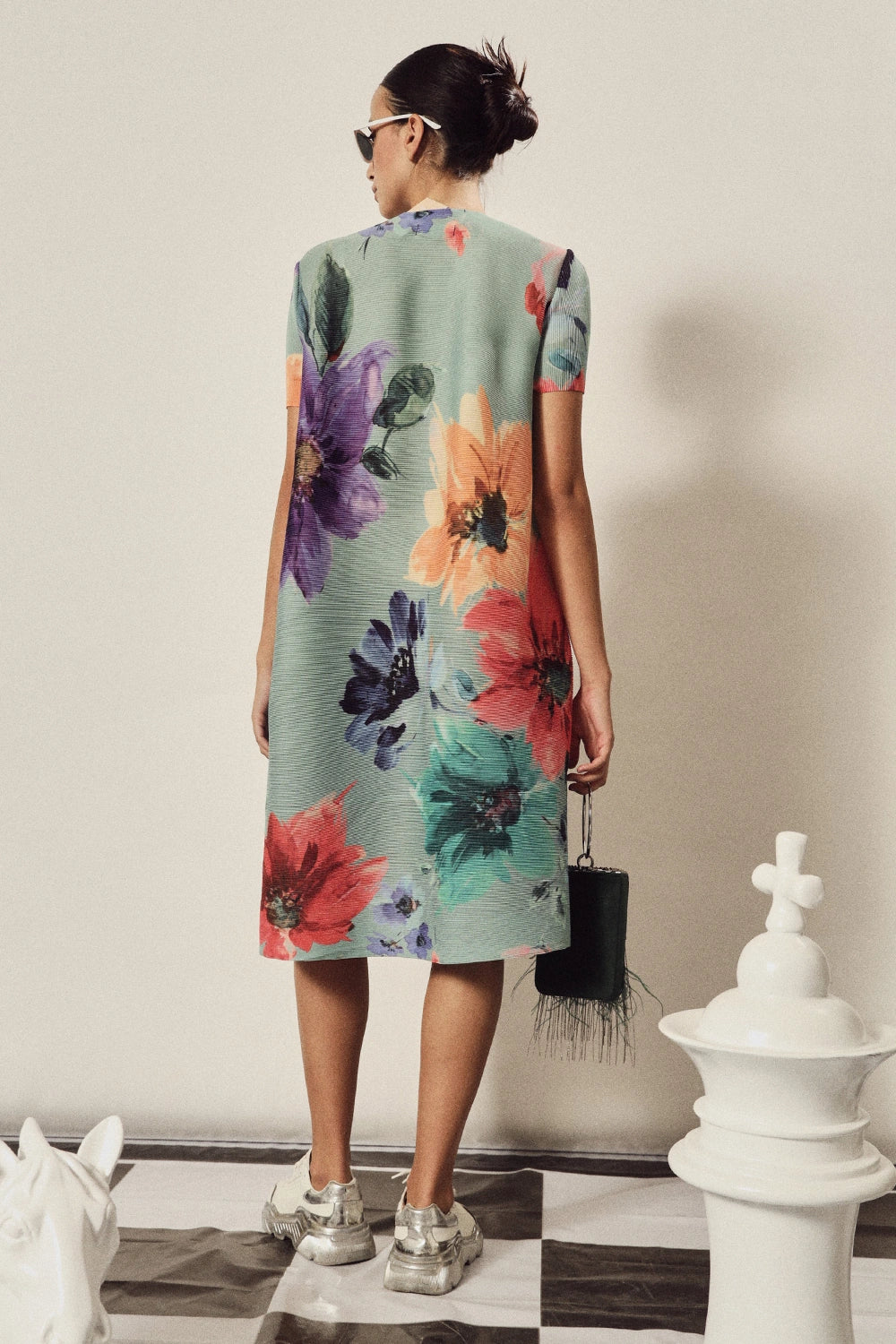 Bella Belted Floral Shirt Dress