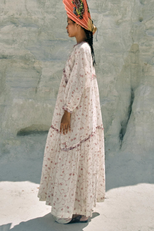 Min Maw Chanderi Tier Dress