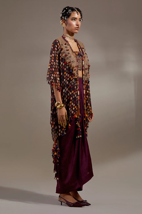 Jamuni Anka Veni Dupatta Jacket Feative Set
