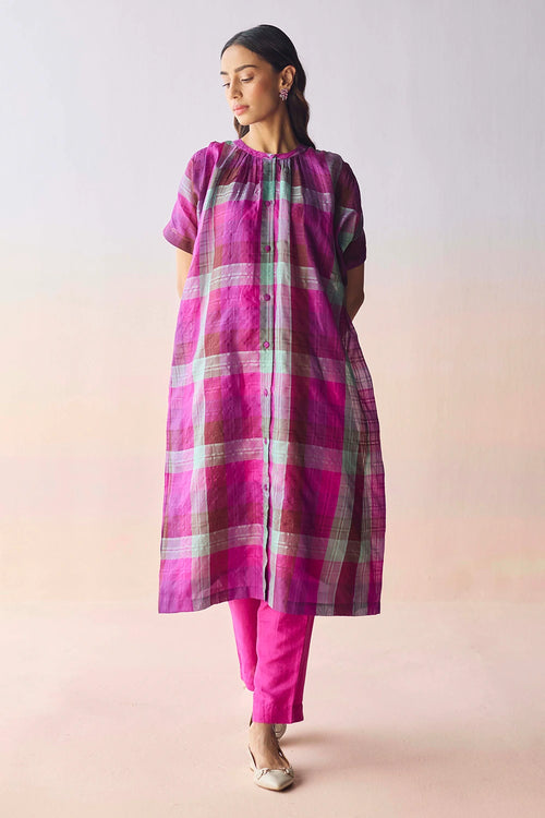 Rooted Pink Kurta Set