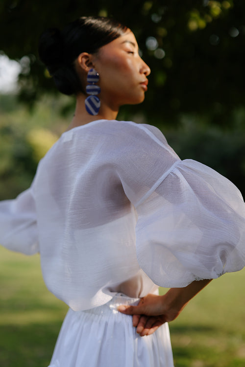 Raya Top With Petal Play Skirt